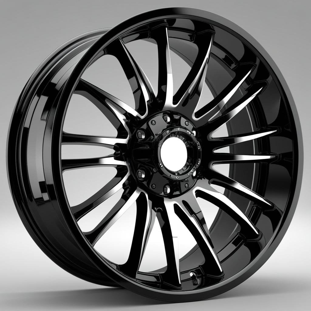 Black/Machined Stallion