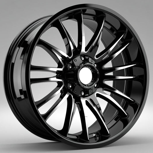 Black/Machined Stallion